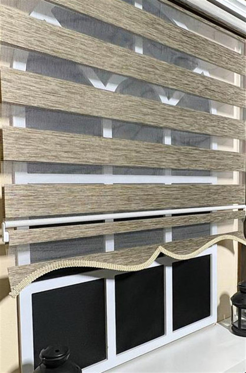 Bambu Zebra Stor Perde Kahverengi Alüminyum Kasalı Z-STB400V05