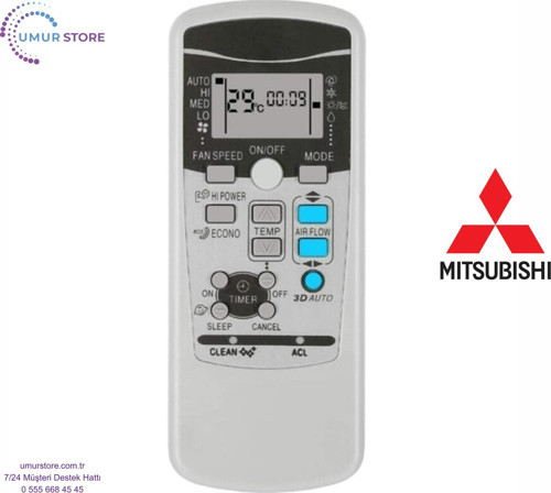 Mitsubishi Rkx502a001p Klima Kumandası