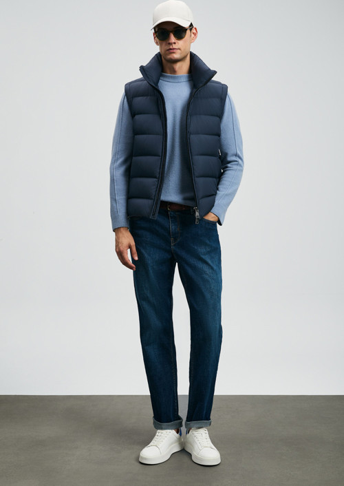 Santo Spor Jean Erkek Pantolon Straight Fit Mavi