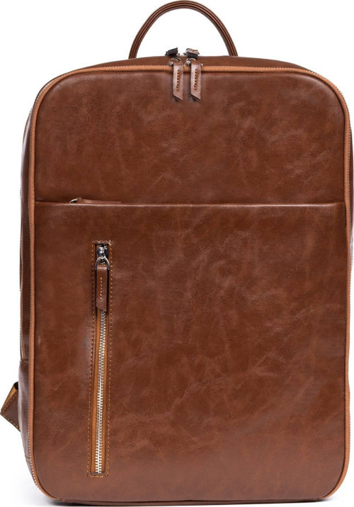 Suni Deri Organizer Unisex Sırt ve El Çantası – 15,6" Laptop Bölmeli