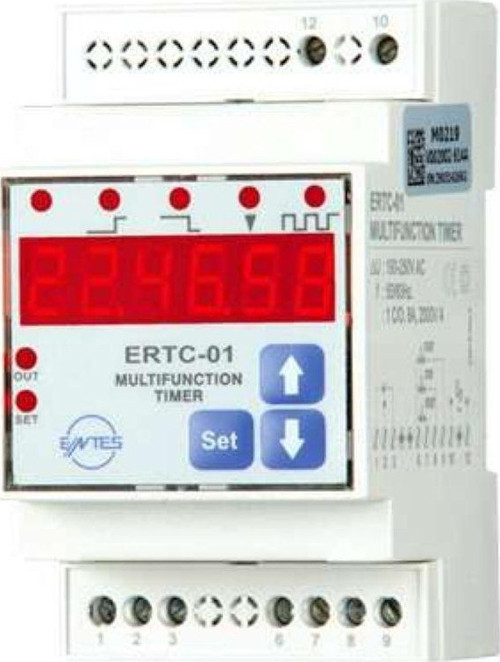 Ertc-01-Dın Digital Zaman Rölesi Flaşör Tetikleme, M0219