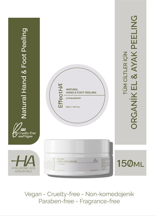 Natural Hand & Foot Peeling Tüm Ciltler Için Organik El & Ayak Peelingi