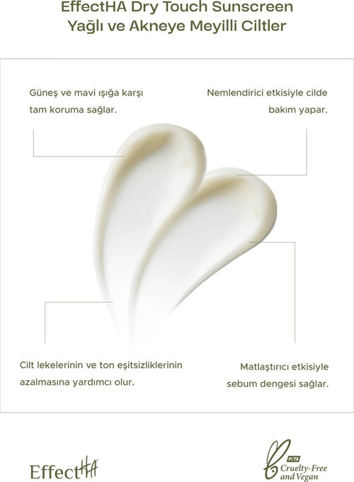 Dry Touch Sunscreen Yağlı & Karma Ciltler Için Güneş Koruyucu Krem Spf50