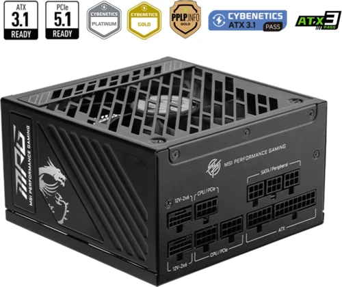 MPG A1250GS PCIE5 1250W 80+ Platinum Full Modüler Power Supply