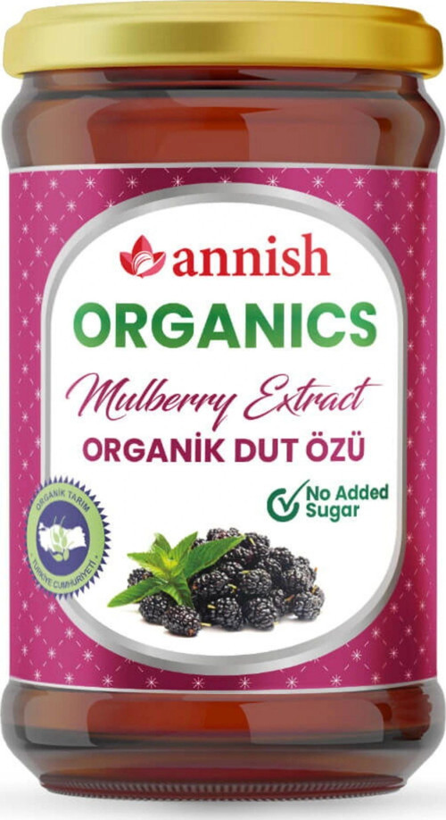 Organik Karadut Özü 640g - Şeker İlavesiz ve %100 Doğal