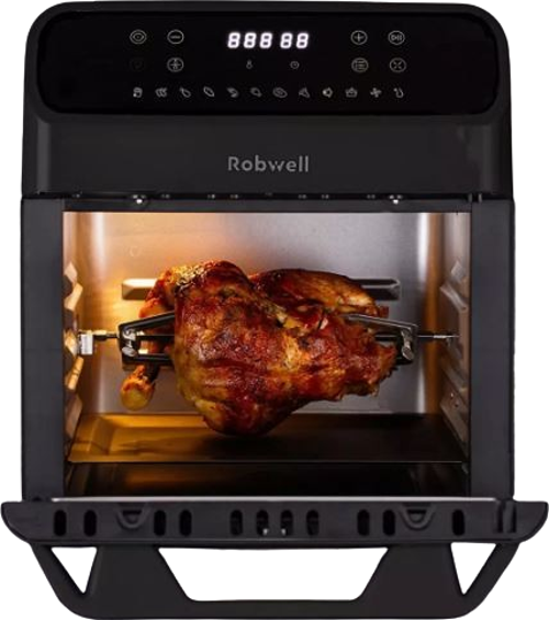 Robx As29 12lt Air Fryer 12 Ön Programlı Çok Amaçlı Yağsız Hava Fritözü