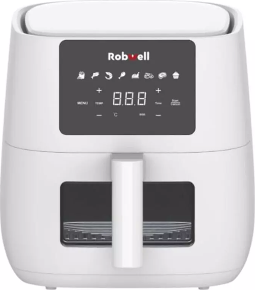 Robx As27 Airfryer Yeni Nesil Halojen Isı Sistemli 1700w 6lt Dokumatik ekran