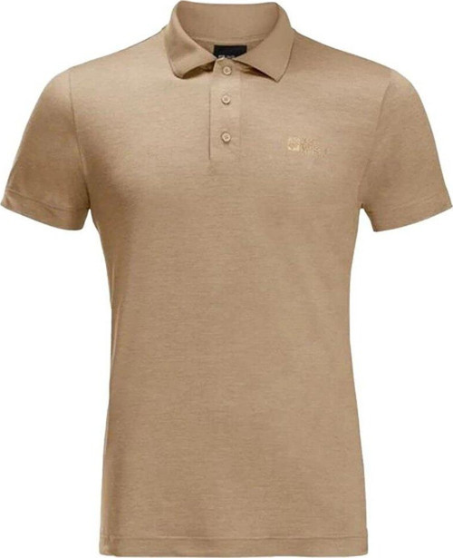 Travel Polo M Erkek Bej Polo T-shirt