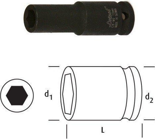 LN14D11 UZUN LOKMA 1/4" 11 mm