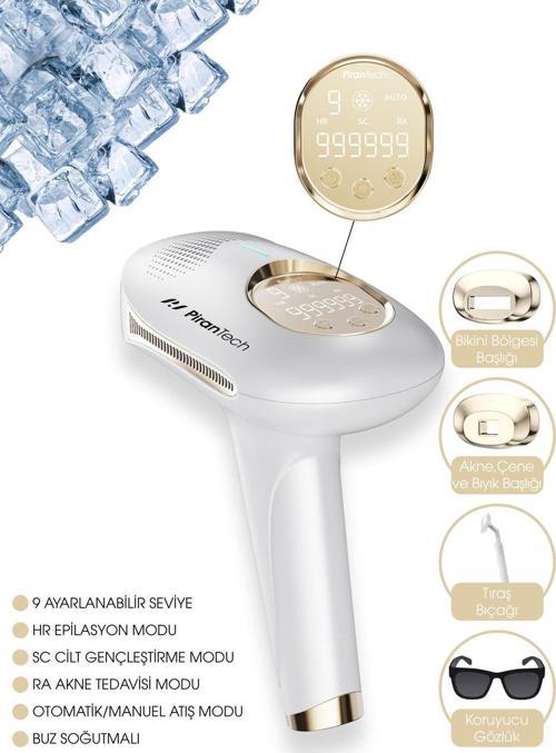 Bhrl-08 Buz Lazer Epilasyon 999.999 Atım- Cilt Gençleştirici- Akne Giderici- Lazer Epilasyon Aleti