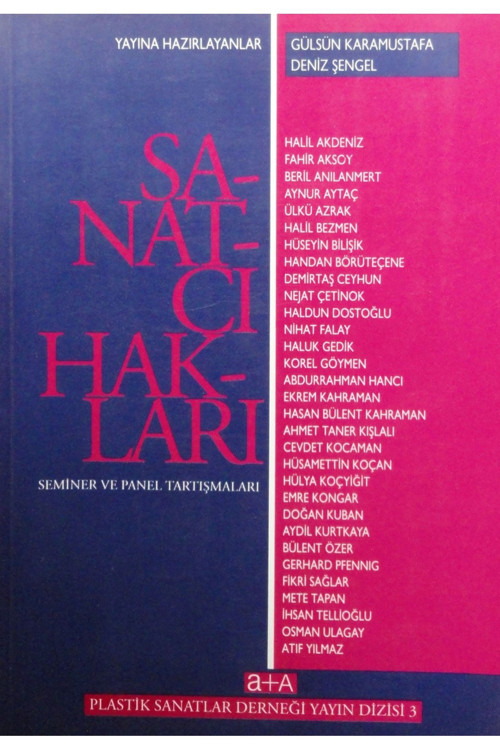 Sanatçı Hakları Seminer Ve Panel Tartışmaları (1992 Basım)