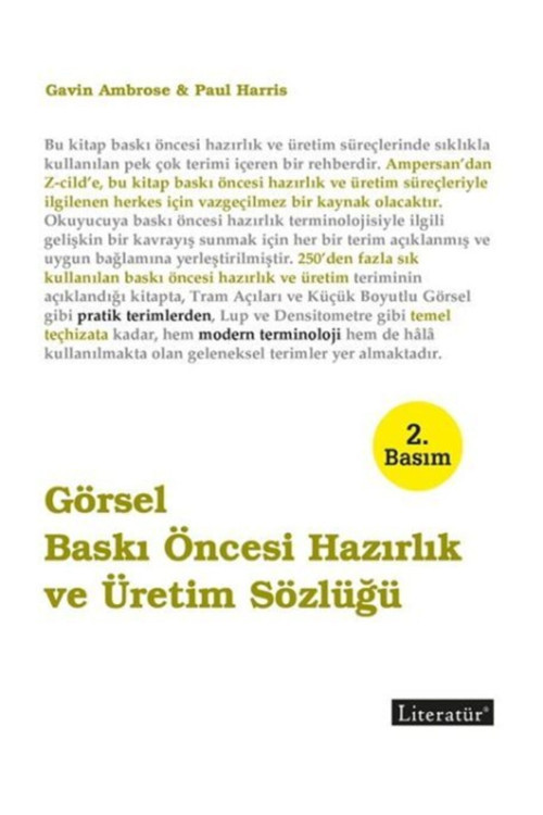 Görsel Baskı Öncesi Hazırlık Ve Üretim Sözlüğü Paul Harris
