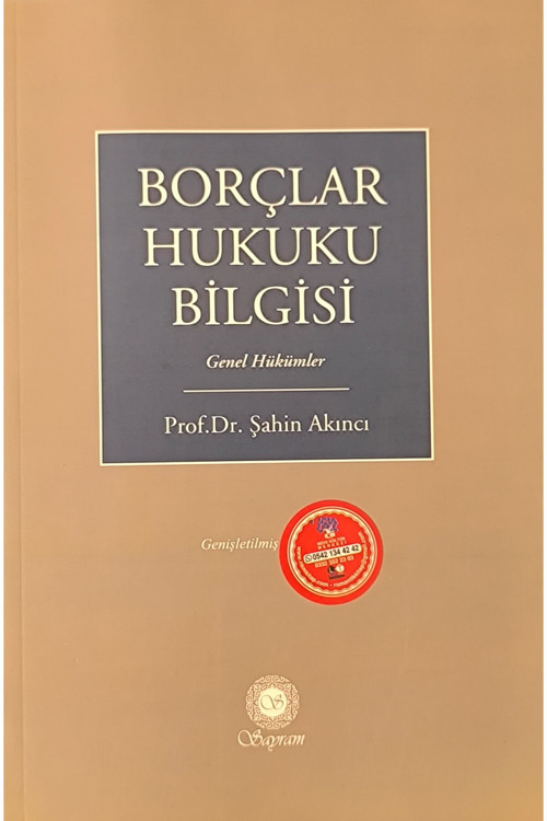 Borçlar Hukuku Bilgisi (Genişletilmiş 14.Cü, En Son Baskı 2024)