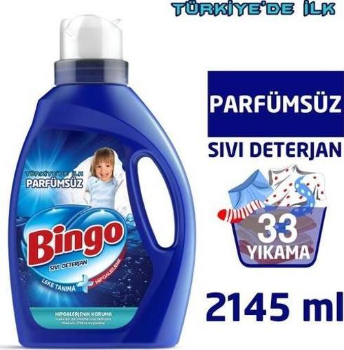 Matik Parfümsüz Beyazlar ve Renkliler için Sıvı Deterjan 33 Yıkama 2.14 lt