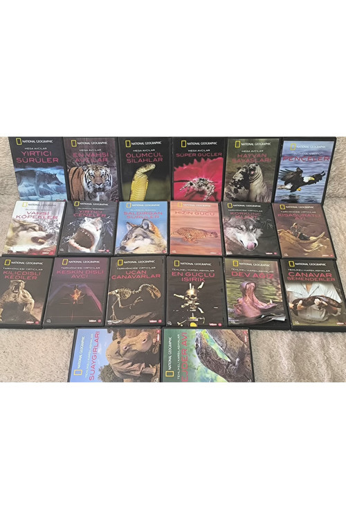 Vahşi Yaşam Koleksiyonu Natio. Geograph İc / 20 Dvd Tam Set