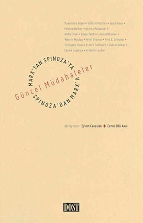 Marx'tan Spinoza'ya, Spinoza'dan Marx'a: Güncel Müdahaleler