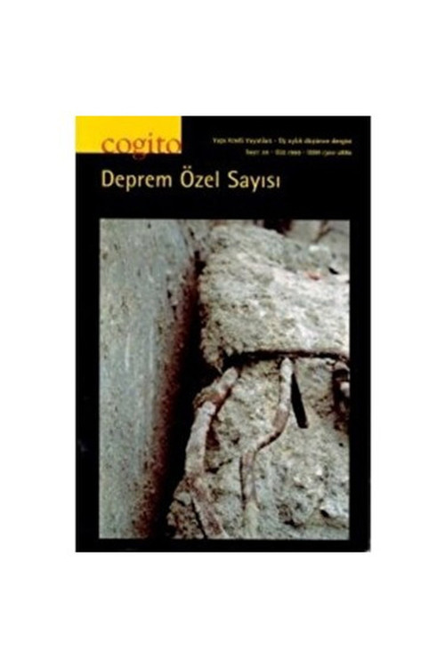 Cogito Deprem Özel Sayısı Sayı: 20