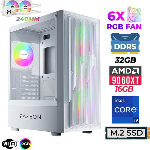 Astra X860 i9 14900KF 32GB DDR5 Ram 1TB M.2 NVMe SSD 16GB RX9060 XT Sıvı Soğutmalı Oyuncu Tavsiye Sistem