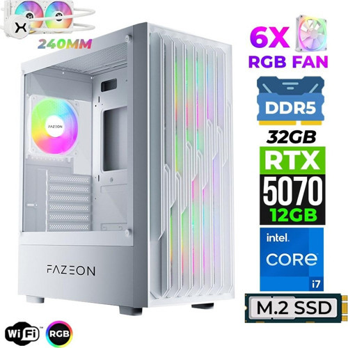 Astra X770 i7 14700F 32GB DDR5 Ram 1TB M.2 NVMe SSD 12GB RTX5070 Sıvı Soğutmalı Oyuncu Tavsiye Sistem