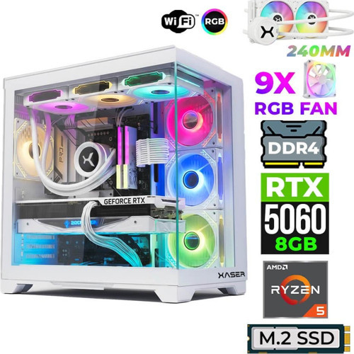Astra X200 Ryzen 5 5600X 16GB Ram 512GB M.2 NVMe SSD 8GB RTX5060 Sıvı Soğutmalı Oyuncu Tavsiye Sistem