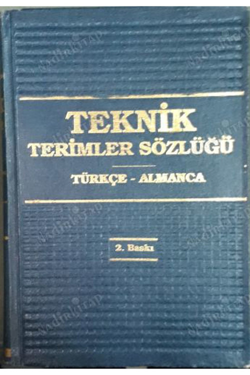 Teknik Terimler Sözlüğü (Türkçe-Almanca)
