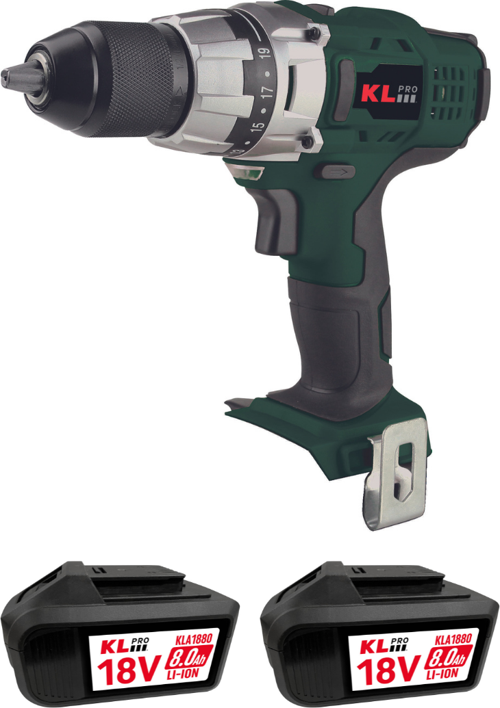 18Volt/8.0Ah Li-ion Prof. Şarjlı Matkap Klnm18-80