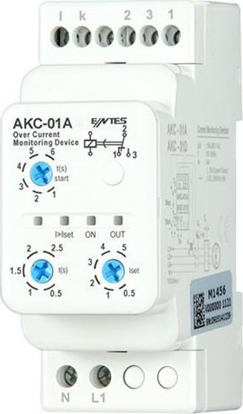 Akc-01A Aşırı Akım Koruma Rölesi 0,5-5A, M1456