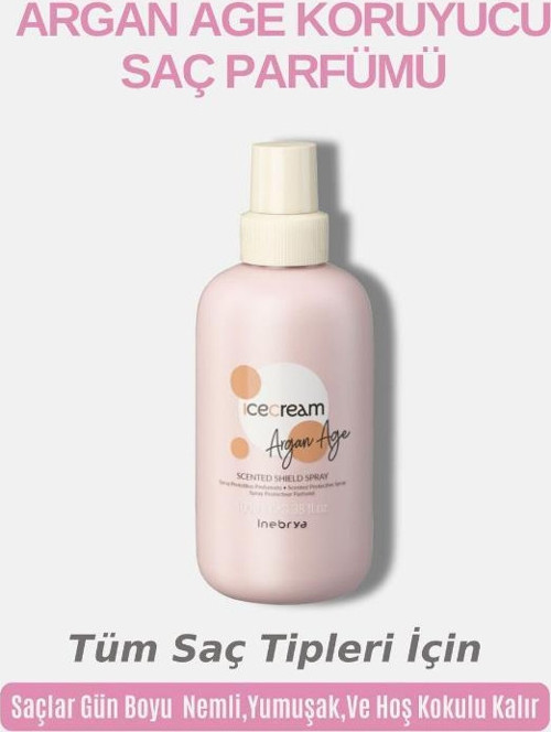 Ice Cream Argan Age Scented Shield Spray - Argan Age Koruyucu Sac Parfumu 100 ML