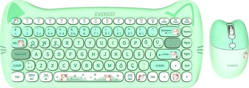 Km-6285 Catty Mini Wireless-Bluetooth Kablosuz Ultra Sessiz Öz