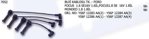 BUJİ KABLOSU TK.FORD FOCUS MONDEO (KLİPSLİ OLACAK)