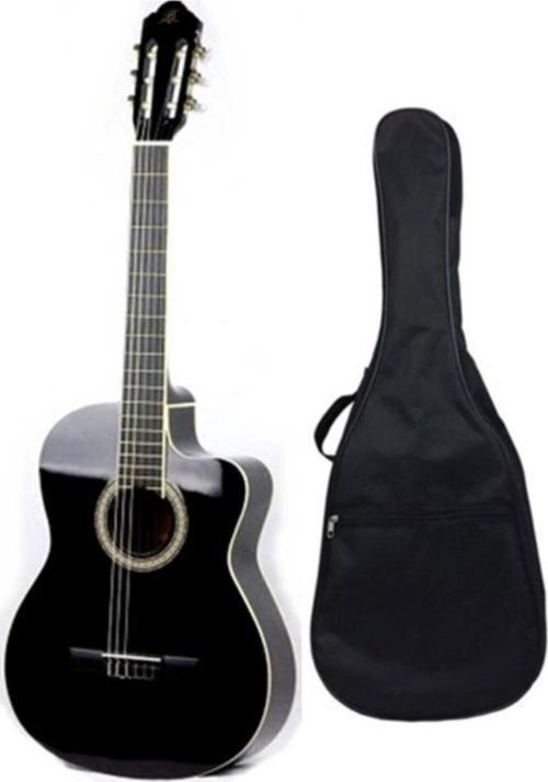 Lc 3900 Cbk Cutaway Siyah Klasik Gitar