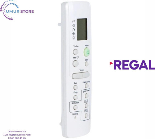 Regal RKL-9 İÇ Uyumlu Klima Kumandası