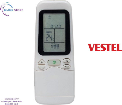 Vestel SX-9 Adore Uyumlu Klima Kumandası