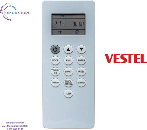 Vestel ST4501 C Inverter Salon Tipi Klima Kumandası