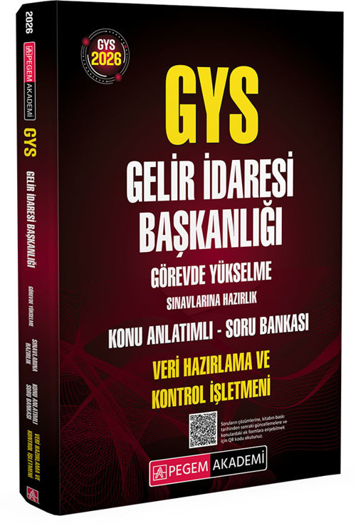 2026 GYS Gelir İdaresi Başkanlığı Görevde Yükselme Sınavlarına Hazırlık Konu Anlatımlı Soru Bankası