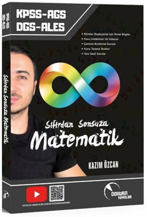 KPSS MEB AGS DGS ALES Sıfırdan Sonsuza Matematik Konu Özetli Soru Bankası Doktrin Yayınları
