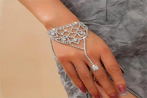 Şahmeran Zirkon Taşlı Bileklik Gümüş Kaplamalı