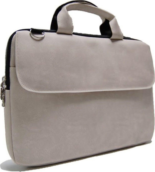 Krem Macbook Air Pro 13-14-15.6-16.1 Inç Darbeye Karşı Korumalı Laptop Çantası