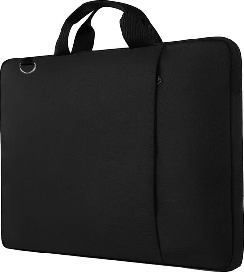 Siyah Unisex 13-14-15.6-16.1-16.9 Inç Uyumlu Macbook Kılıf Notebook Laptop El Ve Omuz Çantası