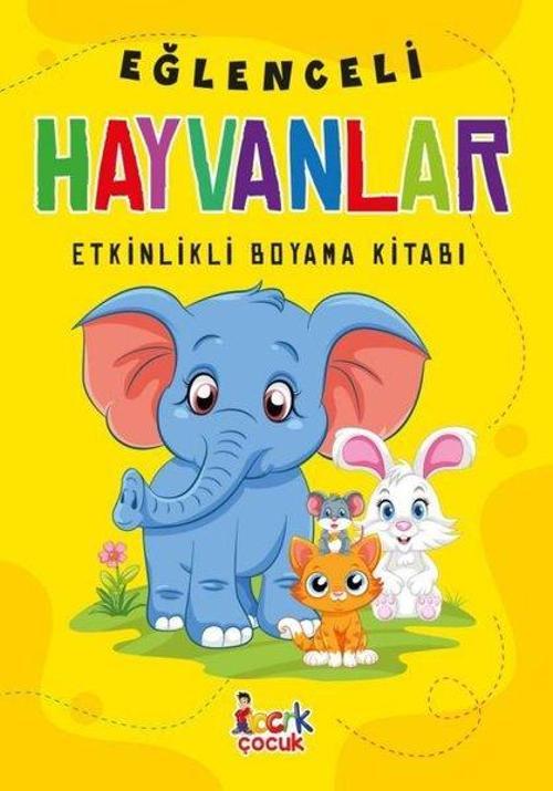 Eğlenceli Hayvanlar - Etkinlikli Boyama Kitabı