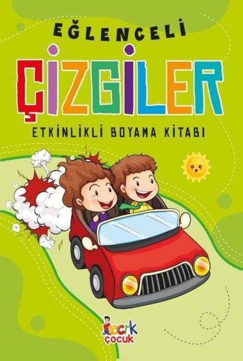 Eğlenceli Çizgiler - Etkinlikli Boyama Kitabı