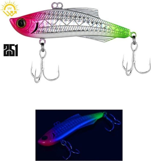 Wild Vibe 90mm 34gr Sinking Vibrasyon Jig Yem Pink Head Tail