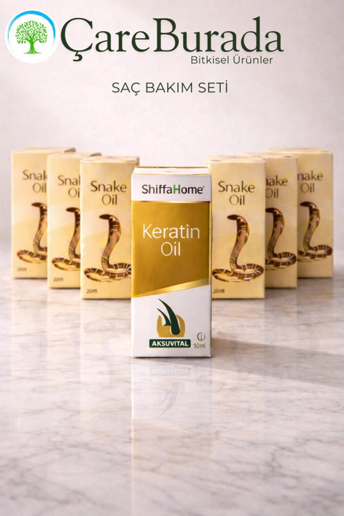 Yılan Yağı 20 Ml x 5 Adet + Keratin Yağı 10 Ml.