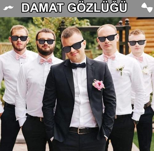 BFS Damat Gözlüğü – Düğün ve Bekarlığa Veda Partisi Aksesuarı