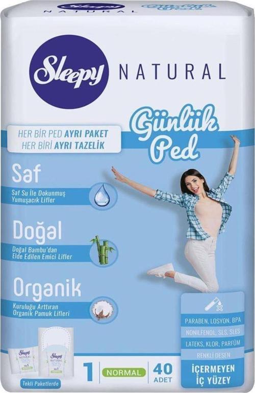 Natural Normal Günlük 40 Adet Hijyenik Ped