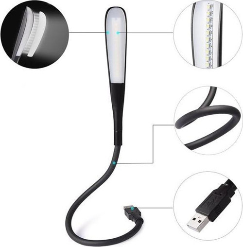 Powermaster Pm-24561 14 Ledli Siyah Esnek Usb Led Lamba