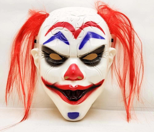 BFS Kızıl Saçlı Joker Palyaço Maskesi