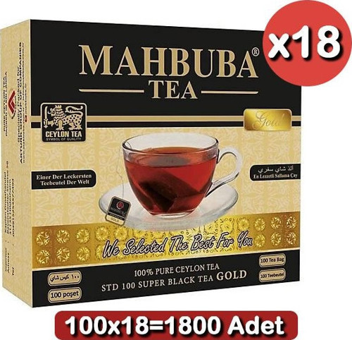 Tea Seylan Kaçak Sallama Çay 2g (100’lü Paketlerden 18 Adet | Toplam 1800 Poşet)
