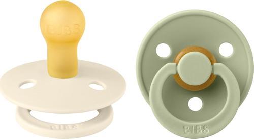 Colour İkili Kauçuk Emzik- Ivory/Sage 0-6 Ay