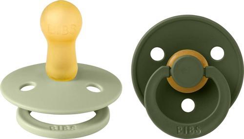 Colour İkili Kauçuk Emzik- Sage/ Hunter Green 6-18 Ay